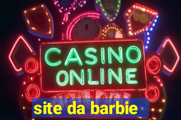 site da barbie - jogos